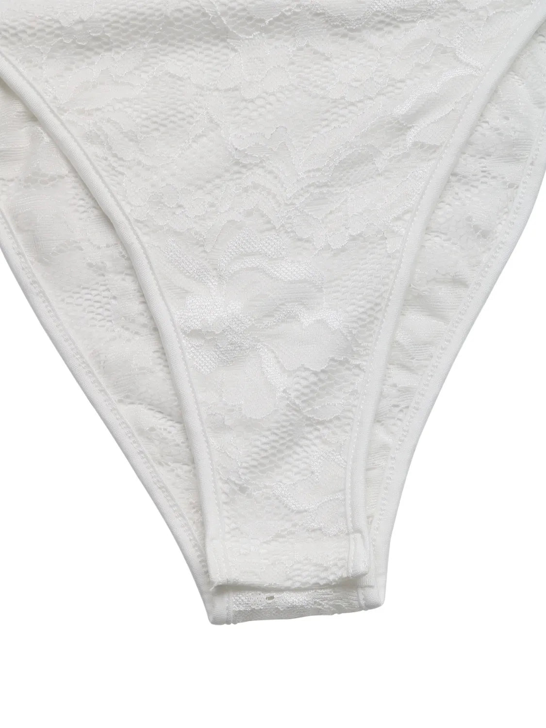 Lace Frill Strap Bodysuit