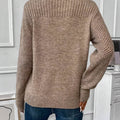 Openwork Long Sleeve Sweater