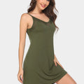 Scoop Neck Spaghetti Strap Lounge Dress