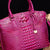 PU Leather Handbag Cerise One Size
