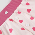 Heart Print Top and Shorts Loungewear Set