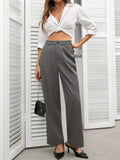 High Waist Wide Leg Pants
