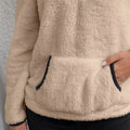 Full Size Cozy Fleece Quarter Zip Long Sleeve Sweatshirt Plus Size