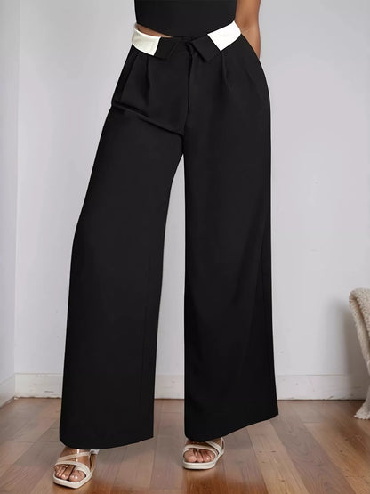 Wide Leg Pants Black