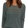 Ribbed Long Sleeve T-Shirt