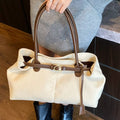 Buckle Decor Shoulder Bag