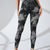 Tie-Dye High Waist Active Leggings Black