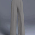 Wide Leg High Waist Pants Grey