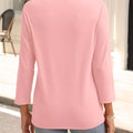Johnny Collar Solid Color Top