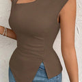 Slit Asymmetrical Tank Top