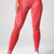 High Waistband Long Active Pants Strawberry