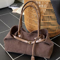 Buckle Decor Shoulder Bag