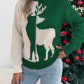 Christmas Reindeer Turtleneck Sweater