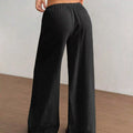 Full Size Drawstring Wide Leg Pants Plus Size