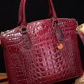 PU Leather Handbag Wine One Size