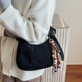 Vintage Suede Tassel Shoulder Bag