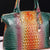 Gradient PU Leather Handbag Multicolor One Size