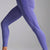 Ruched High Waist Active Leggings Blue Purple