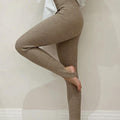 Ribbed Mid Waist Leggings