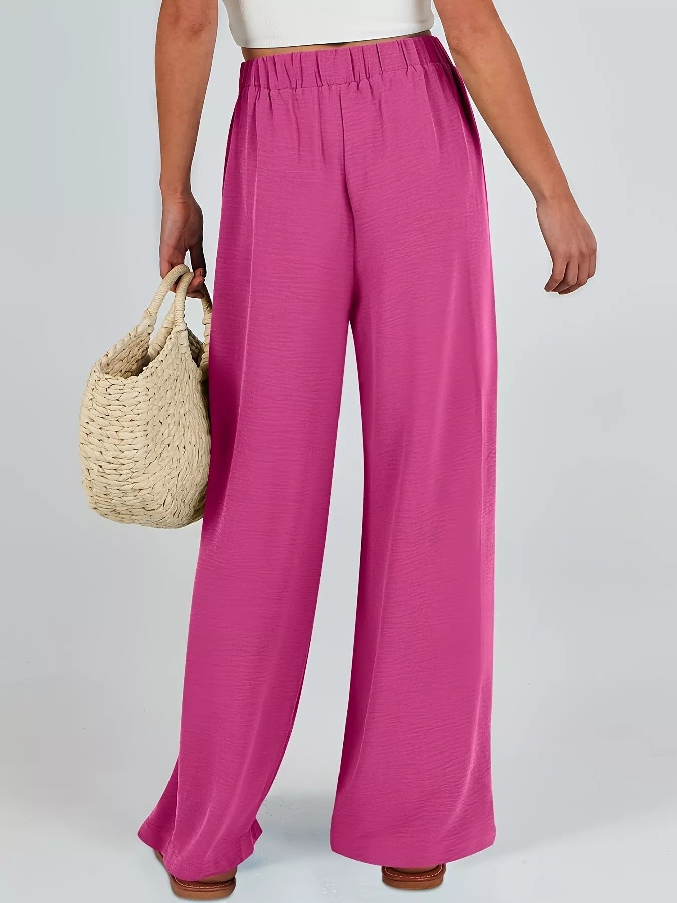 Tied Wide-Leg Pants