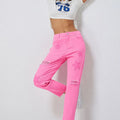 Star Raw Hem Distressed Jeans