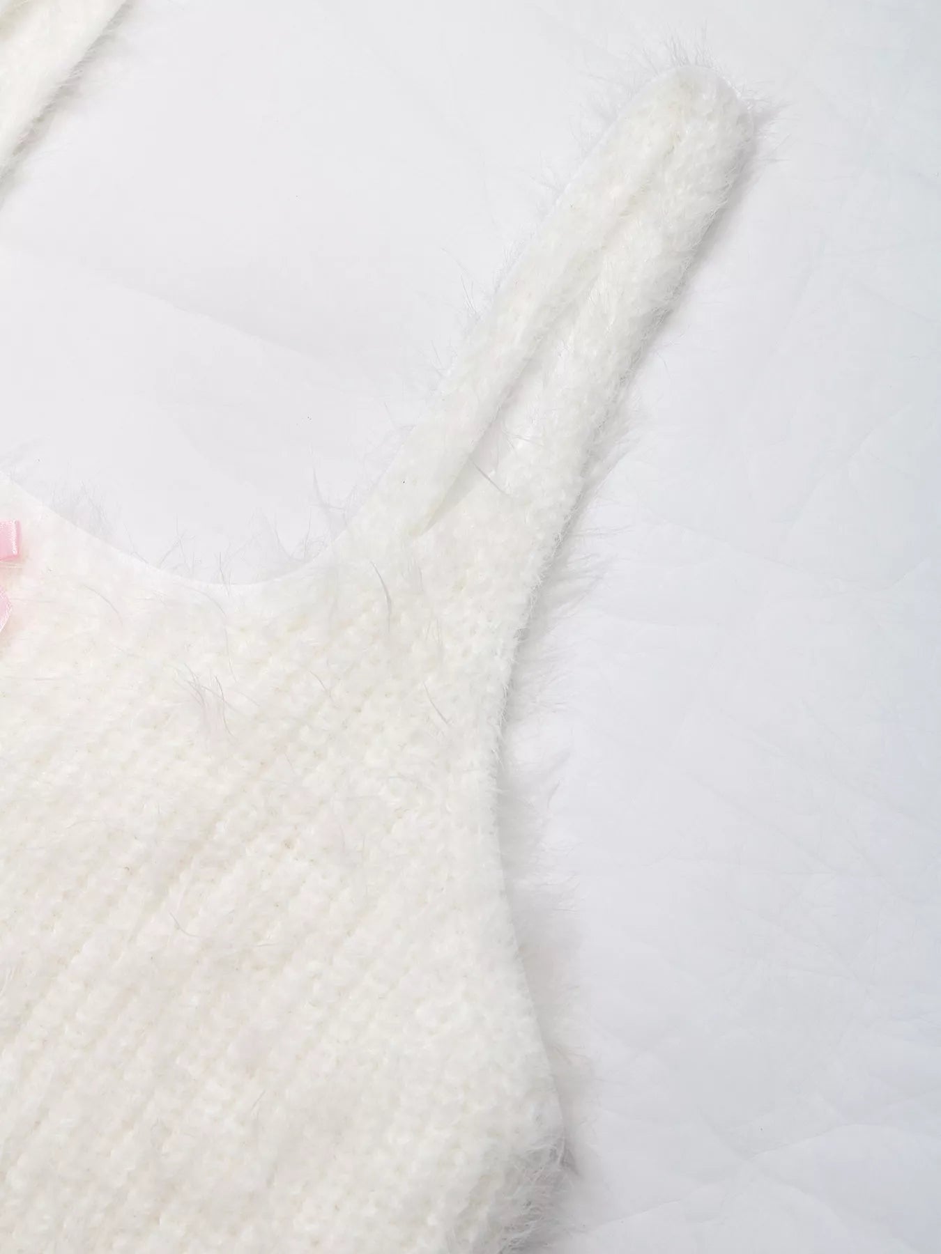 Bow Scoop Neck Cropped Cami