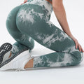 Tie-Dye High Waist Active Leggings Deep Teal