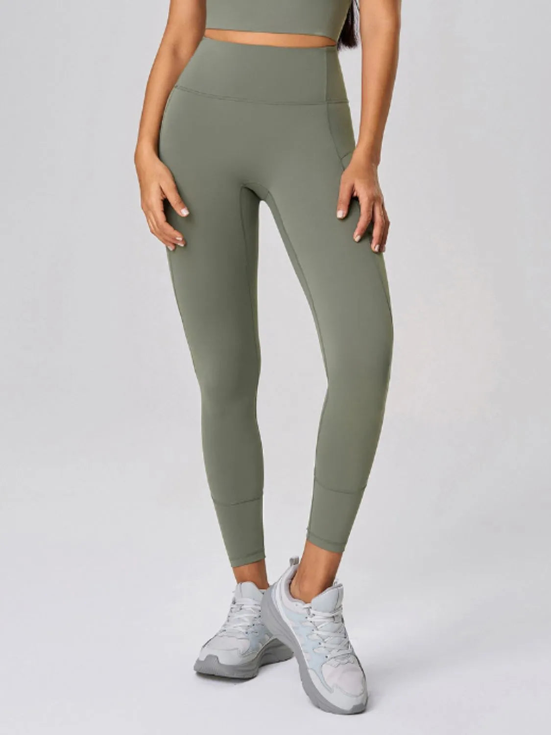 High Waist Active Leggings Sage