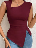 Slit Asymmetrical Tank Top
