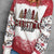Christmas Tree Graphic Sweatshirt Brick Red