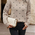 Polka Dot Long Sleeve Sweater