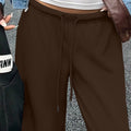Wide Leg Drawstring Sweatpants