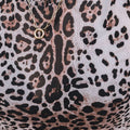 Leopard Print Long Sleeve Mock Neck Bodysuit
