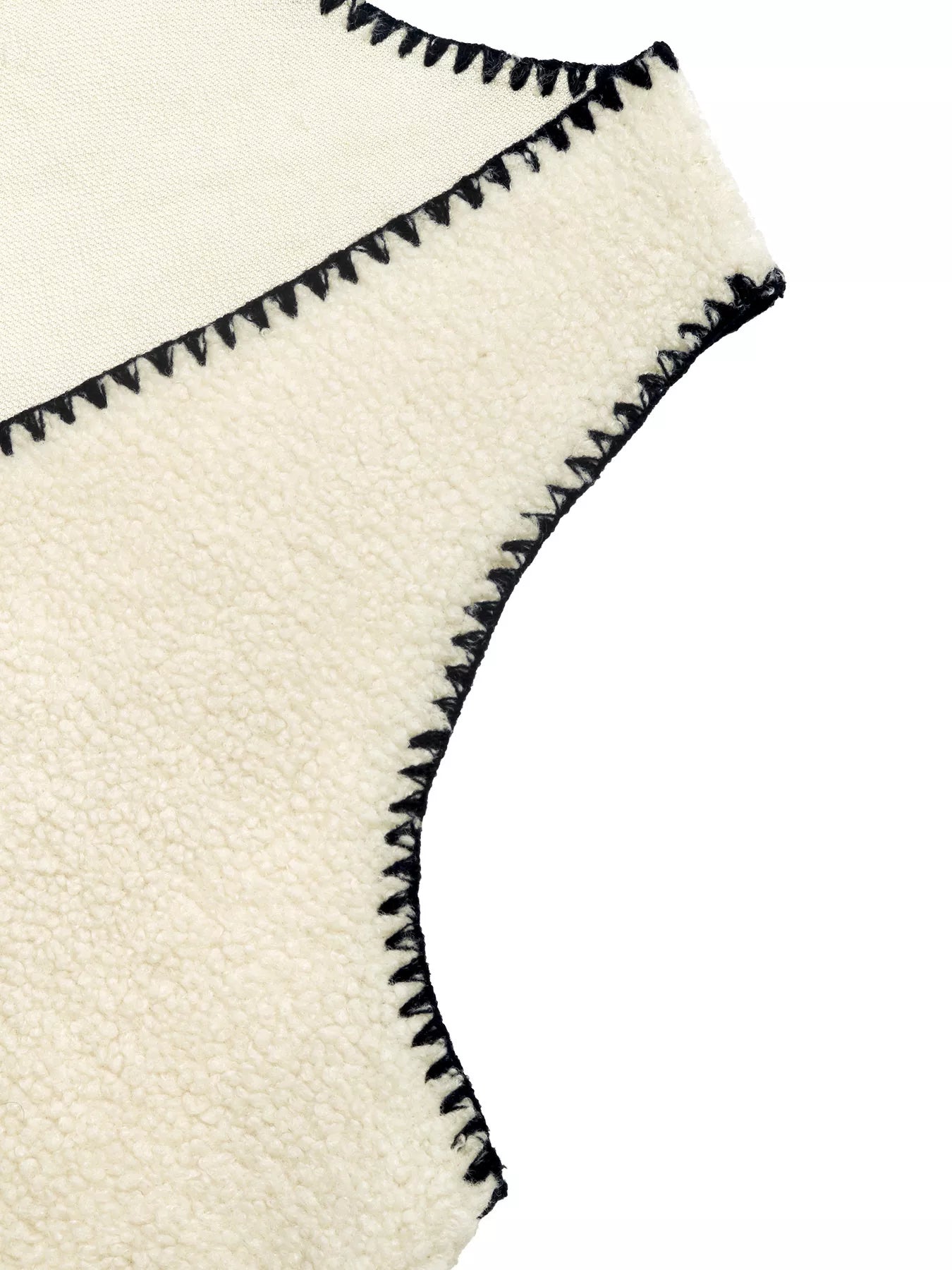 V-Neck Button Up Vest Coat