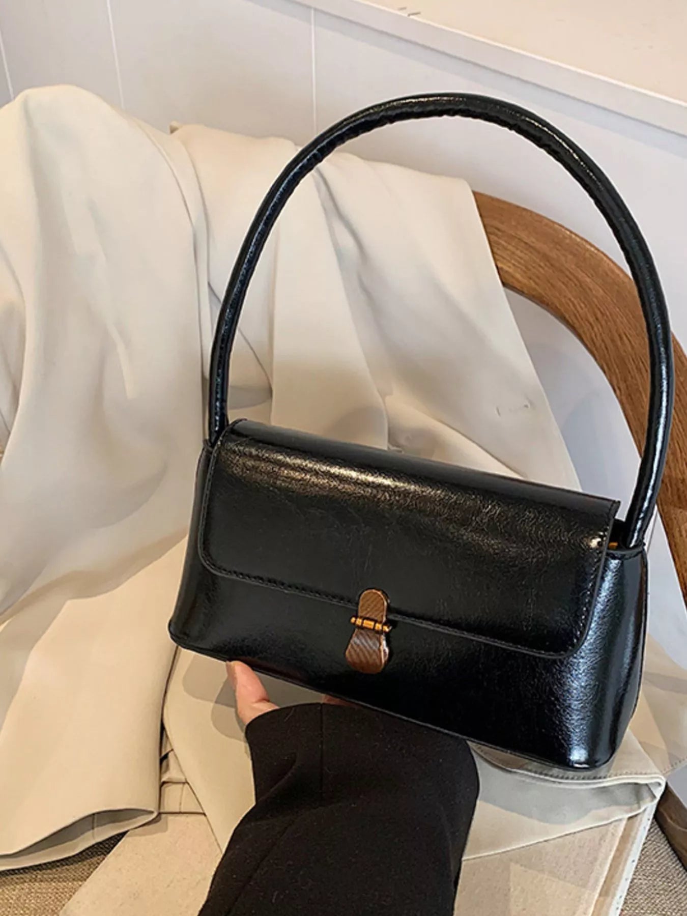 PU Leather Shoulder Bag