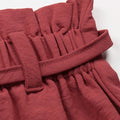 Tied Solid Color Shorts