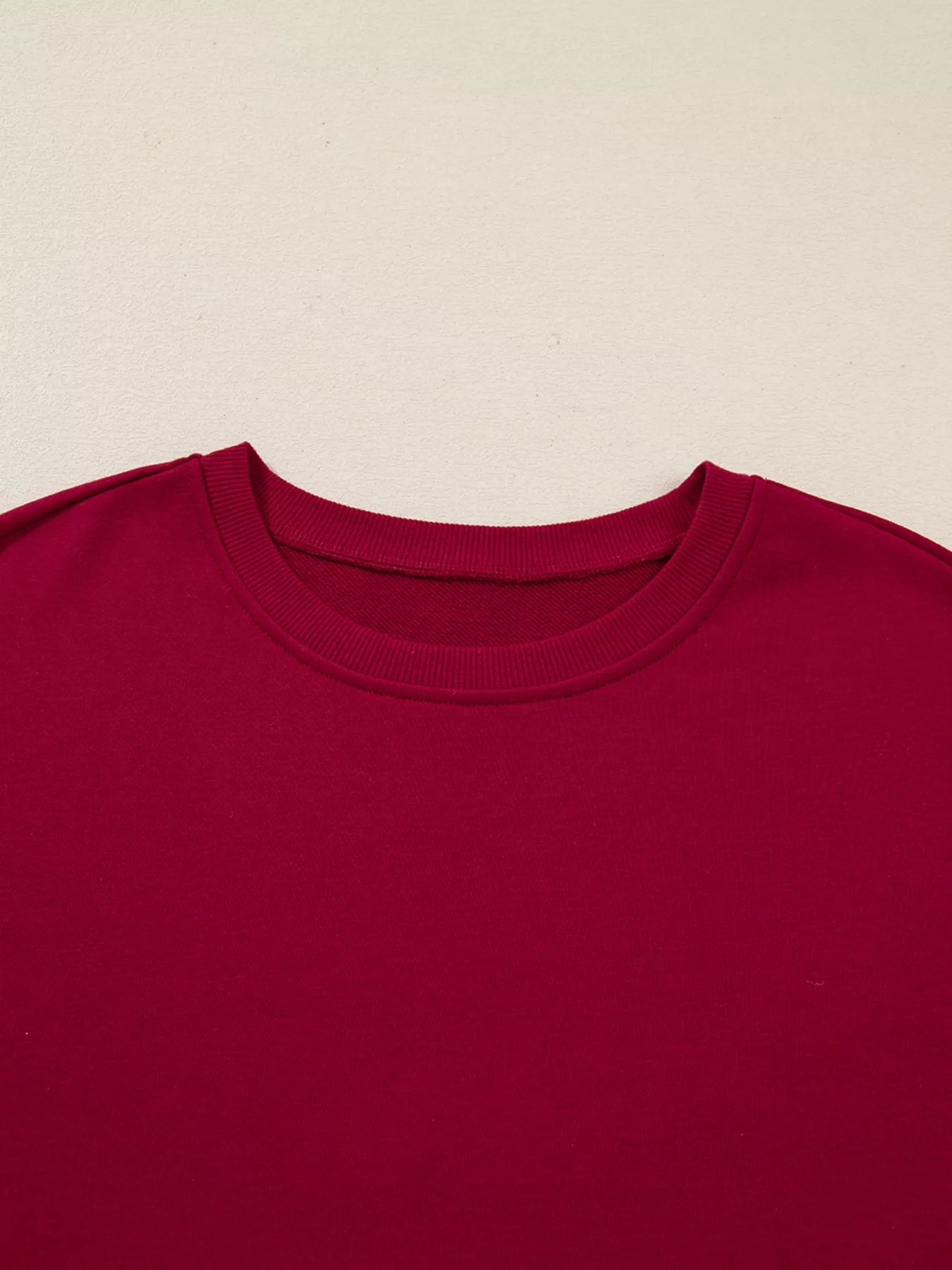 Contrast Striped Bow Detail Drop Shoulder Sweatshirt Dress with Pockets