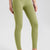 High Waist Skinny Active Pants Olive
