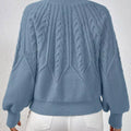 Cable Knit Long Sleeve Sweater