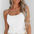 Scoop Neck Cami White