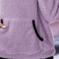 Full Size Cozy Fleece Quarter Zip Long Sleeve Sweatshirt Plus Size
