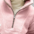 Sherpa Half Zip Sweatshirt