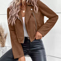 Zip Up Cropped Jacket