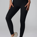 High Waist Active Leggings Black
