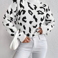 Leopard Mock Neck Sweater