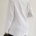 Lapel Collar Long Sleeve Blazer