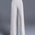 Wide Leg High Waist Pants White