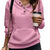 Drawstring Textured Dropped Shoulder Hoodie Pink