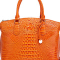 PU Leather Handbag Pumpkin One Size