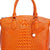 PU Leather Handbag Pumpkin One Size